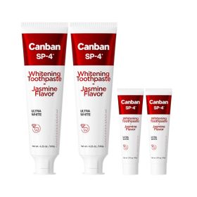 Canban Whitening Toothpaste-Jasmine Flavor-120g (Option: 120g)